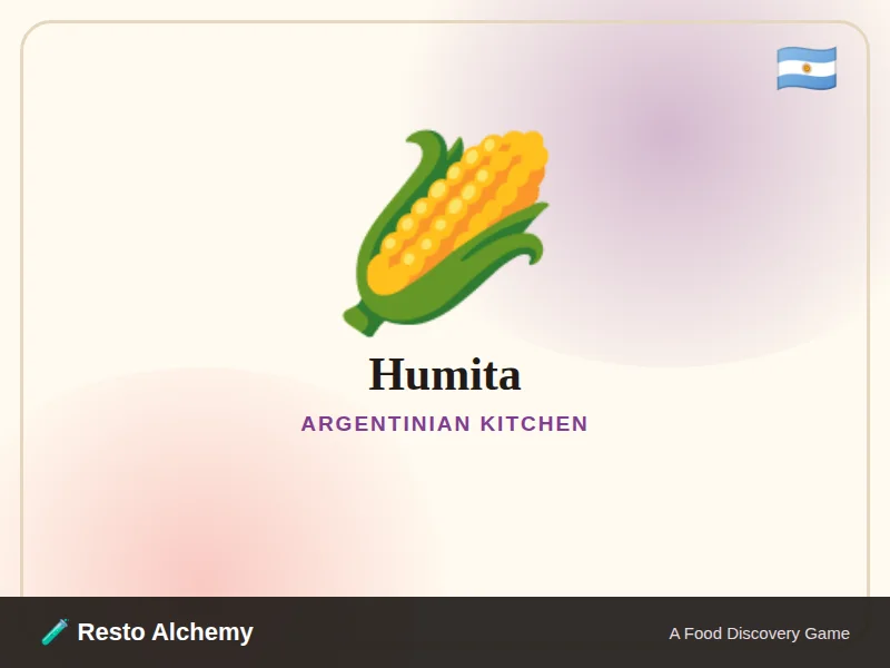 Humita illustration from Resto Alchemy's Argentinian Kitchen