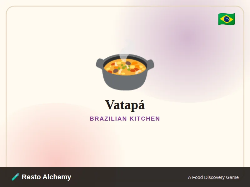 Vatapá illustration from Resto Alchemy's Brazilian Kitchen