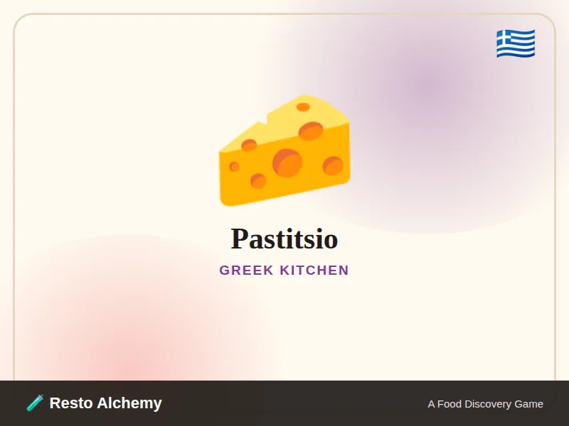 Pastitsio illustration from Resto Alchemy's Greek Kitchen