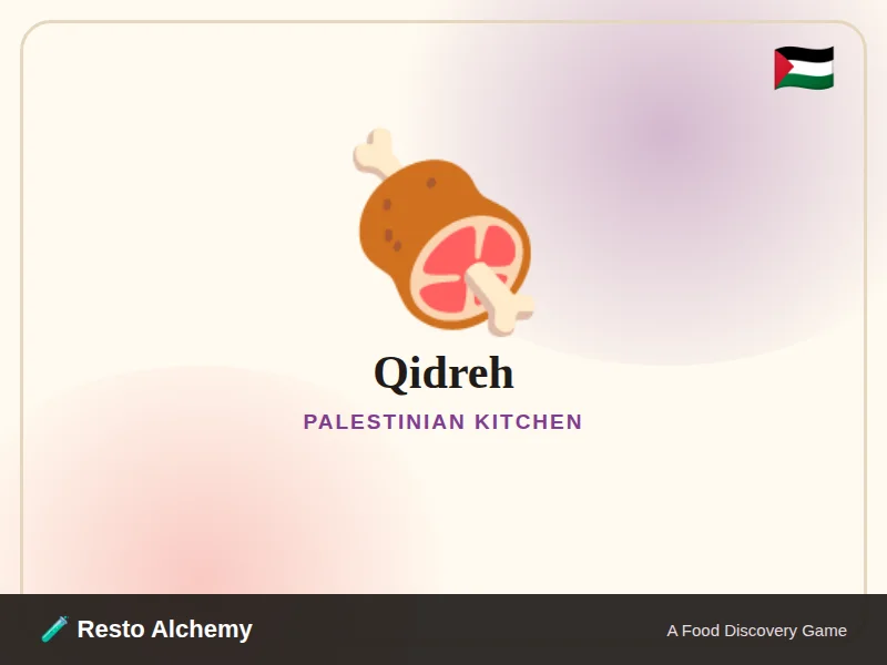 Qidreh illustration from Resto Alchemy's Palestinian Kitchen