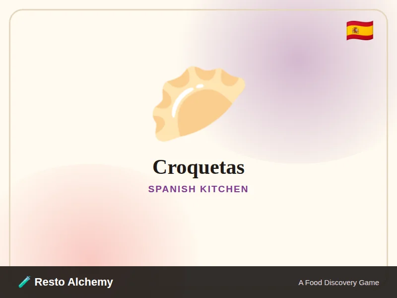 Croquetas illustration from Resto Alchemy's Spanish Kitchen