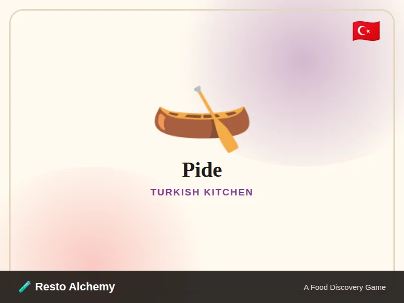 Pide illustration from Resto Alchemy's Turkish Kitchen